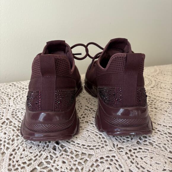 TORRID Women's 10WW Burgundy Chunky Active Sneaker Lace Up Jewels NWOT Active - Picture 11 of 13